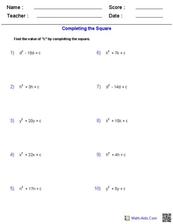 Algebra 2 Quadratic Functions Test PDF: Practice & Review