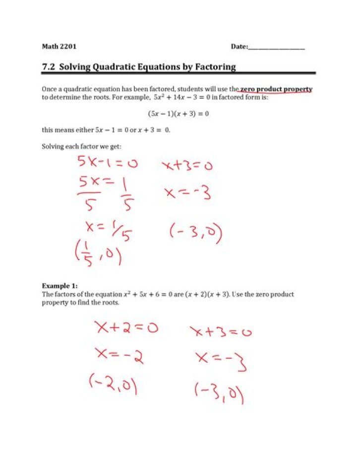 Algebra 2 Quadratics Test PDF – Practice & Study Guide