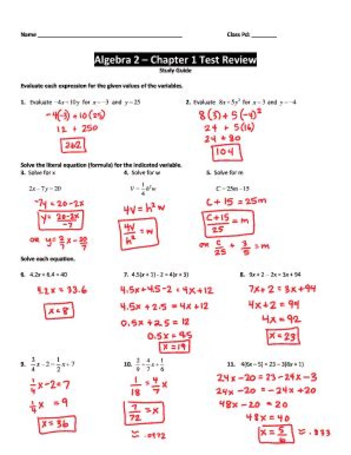 Free Algebra 2 Test PDF – Download Instant Practice & Solutions