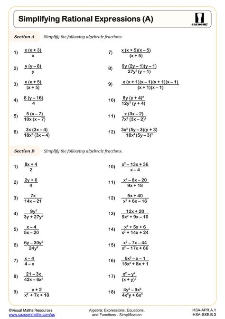 Free Algebra 2 Worksheets PDF – Instant Download for Practice