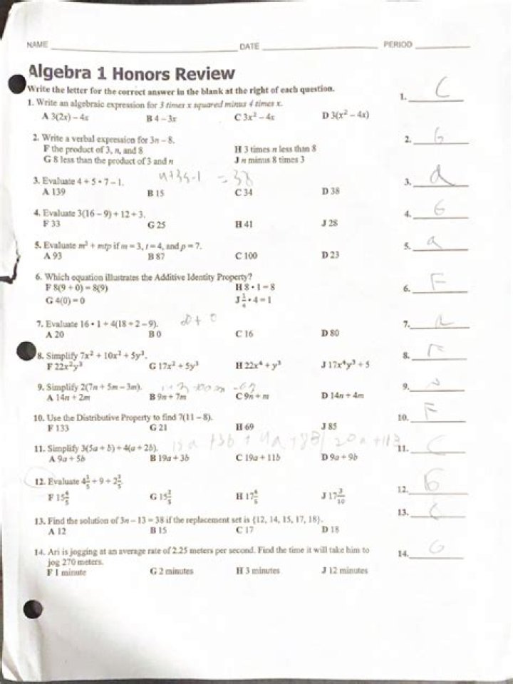 Algebra II Honors Test Chapter 3 PDF – Free Study Resources & Practice