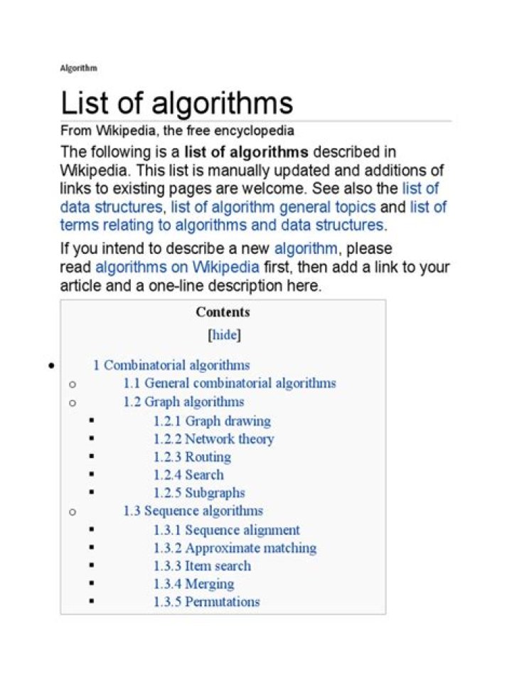 Algorithm List PDF: Comprehensive Collection of Sorting, Search & Optimization Algorithms