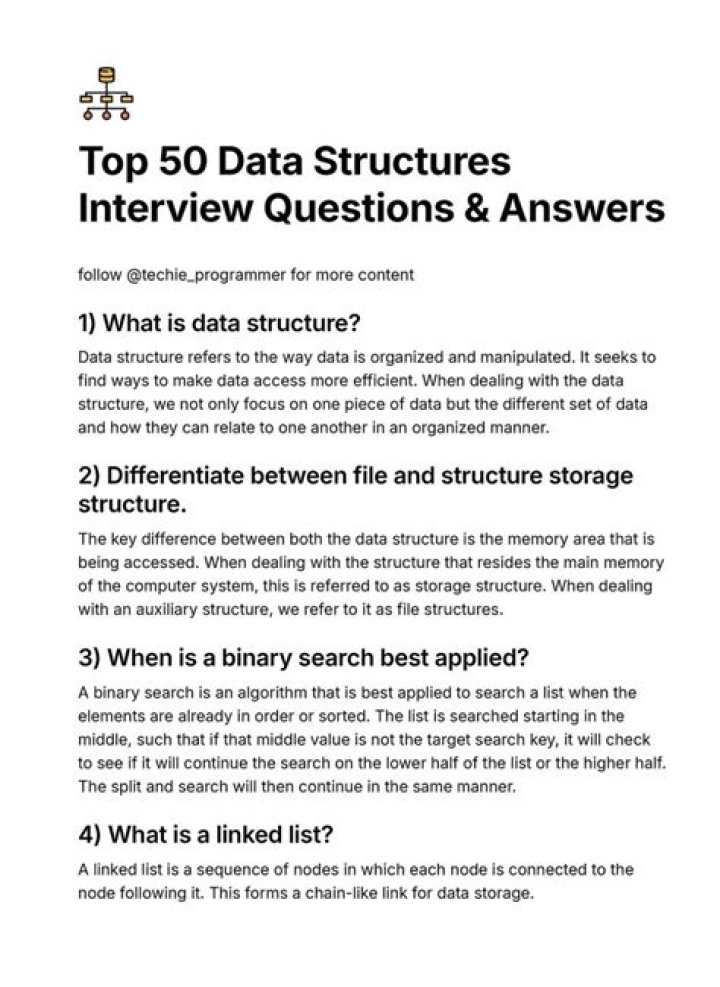 Master Algorithms and Data Structures Interview Questions and Answers PDF