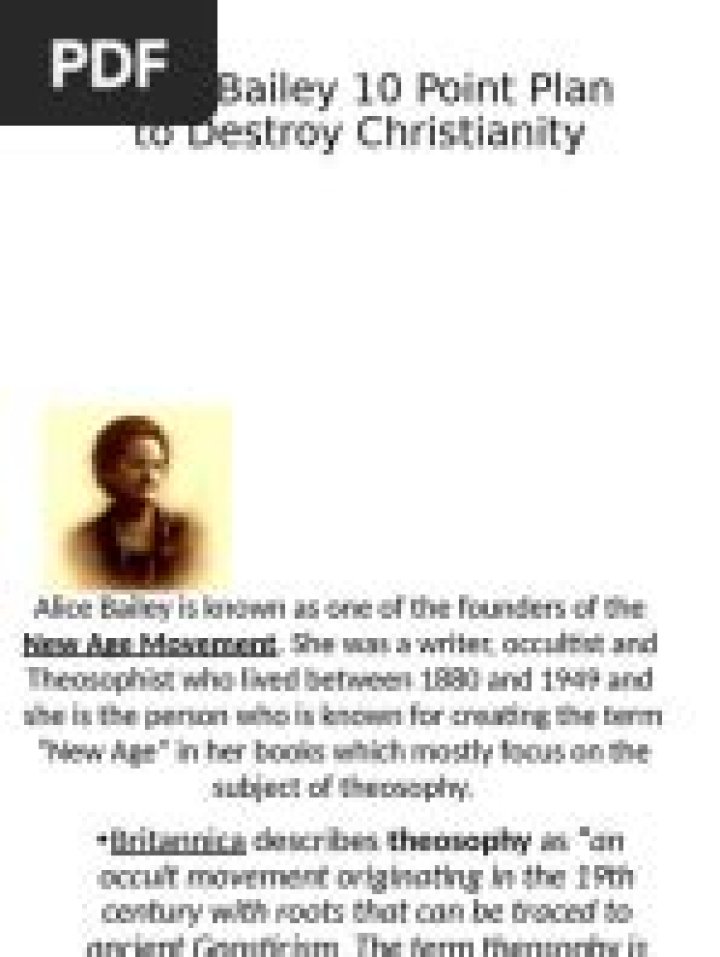 Alice Bailey’s 10-Point Plan: Transform Your Life with Her Timeless Wisdom PDF