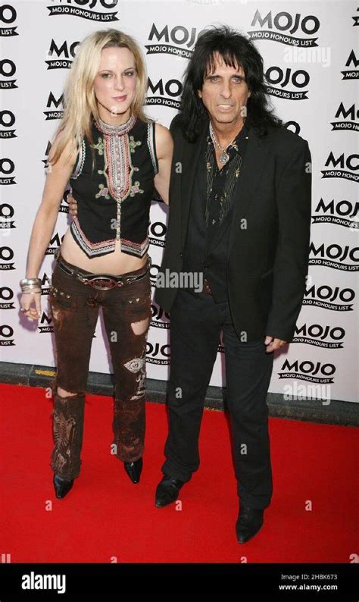 Alice Cooper and daughter Calico arrive for the Mojo Honours List award