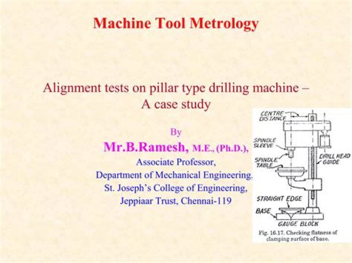 How to Perform Alignment Test on Drilling Machine – PDF Guide