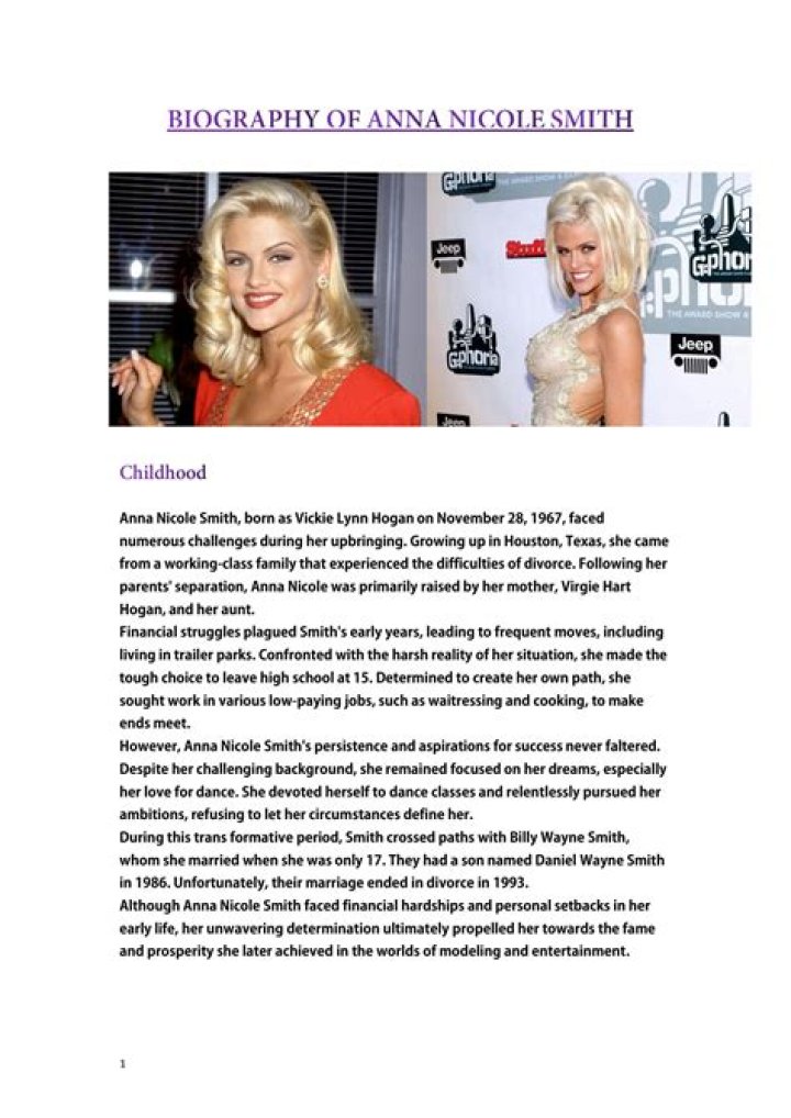 All About Anna Nicole Smith and Larry Birkhead's Daughter, Dannielynn Birkhead