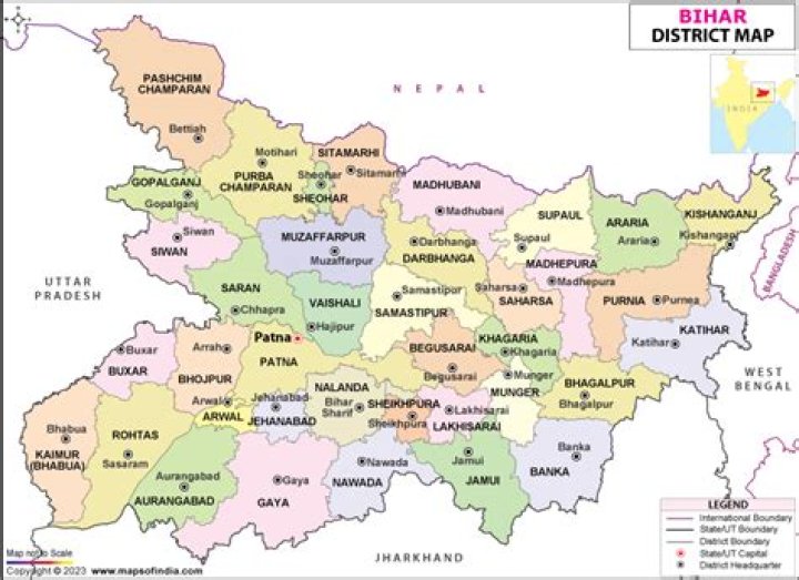 All Districts of Bihar with Pin Code List in PDF Format