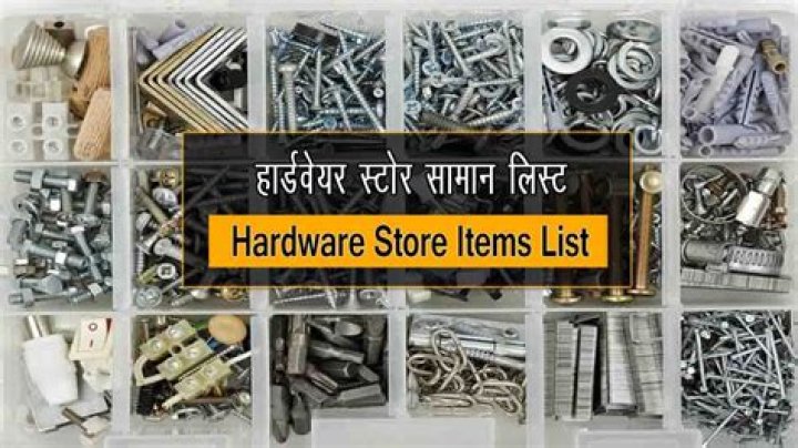 All Hardware Items List PDF: Complete Catalog for Easy Reference