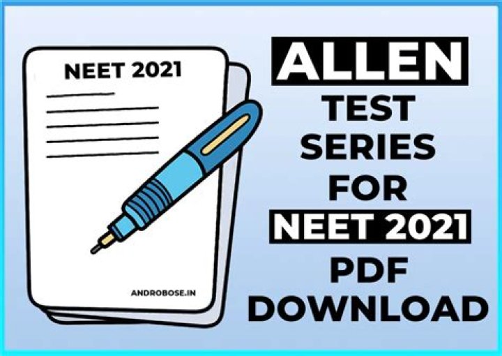 Allen NEET Test Series PDF Download – Free Mock Tests