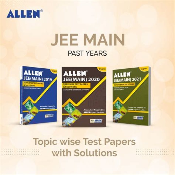 Allen Test Papers PDF 2018 JEE – Free Download