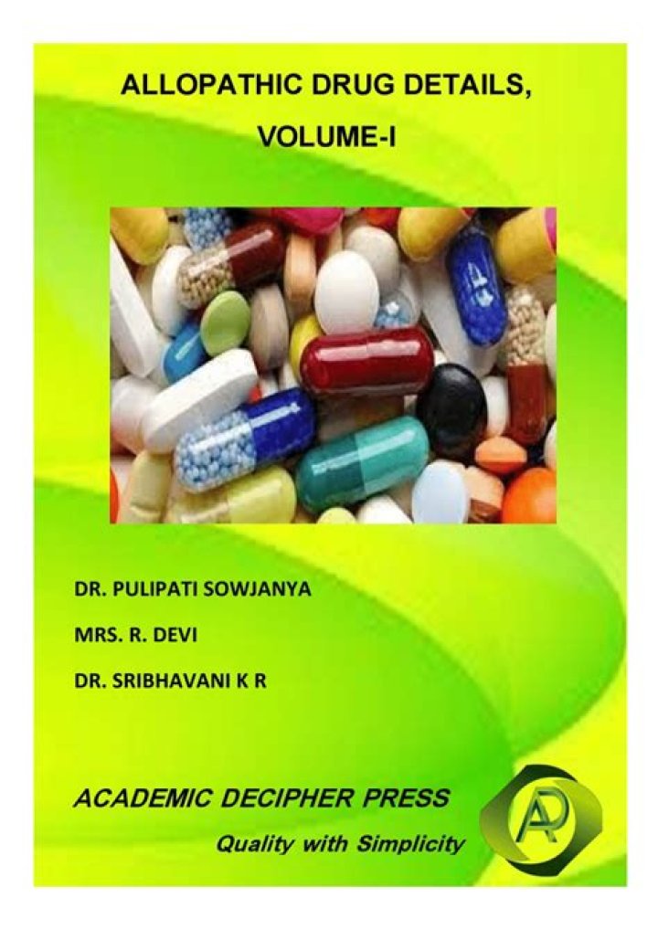 Complete Allopathic Medicine List PDF – Essential Guide