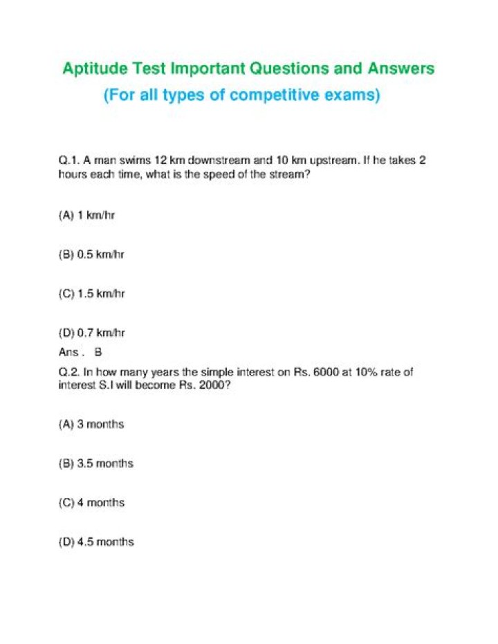 Alp Consulting Aptitude Test Questions and Answers PDF