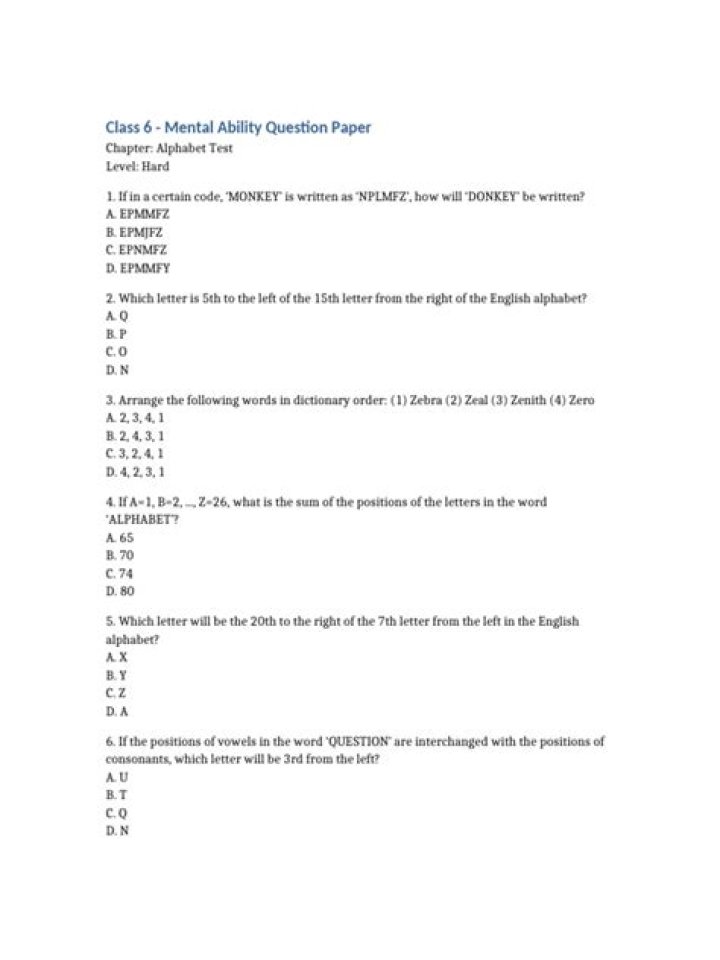 Alphabet Test Questions PDF: Practice & Printable Worksheets