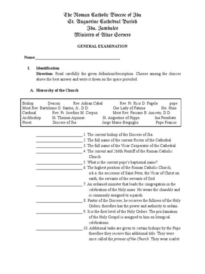 Altar Servers: Questions & Answers PDF – Complete Guide