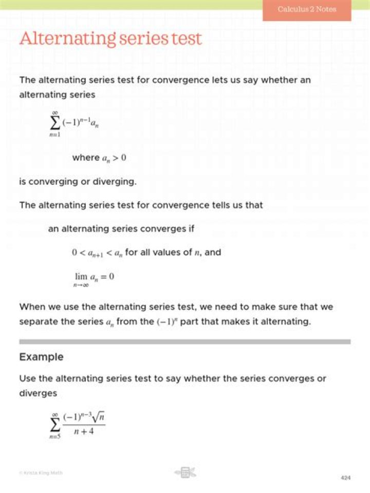 Mastering the Alternating Series Test: Essential PDF Guide