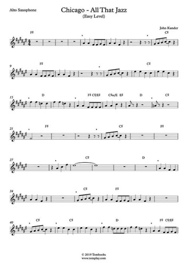 Alto Sax Jazz Sheet Music PDF Download – Instant Access