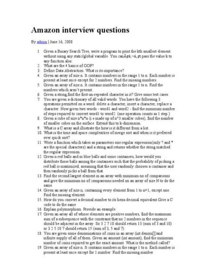 Amazon Interview Questions PDF: Master Recruiter Tips & Answers