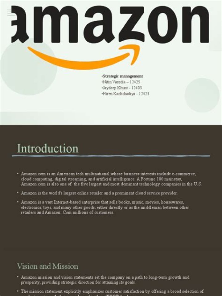 Mastering Amazon Strategic Management: A Comprehensive PDF Guide