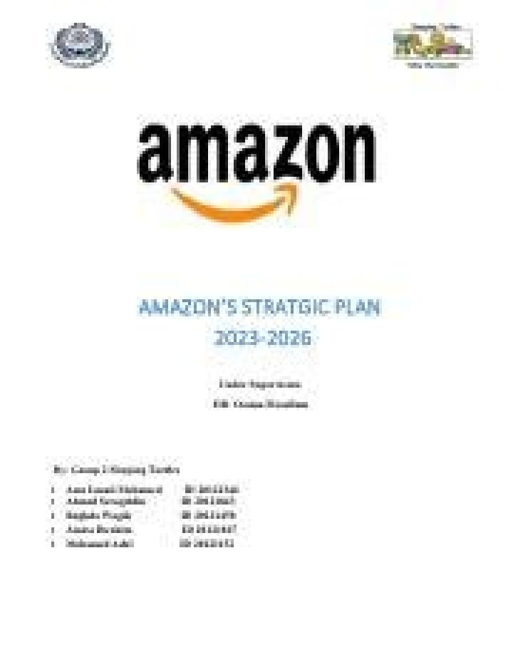 Amazon Strategic Plan PDF: Key Insights & Execution Guide