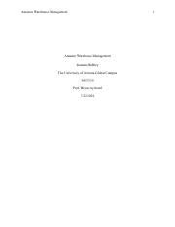 Amazon Warehouse Management PDF: Optimize Logistics Efficiency