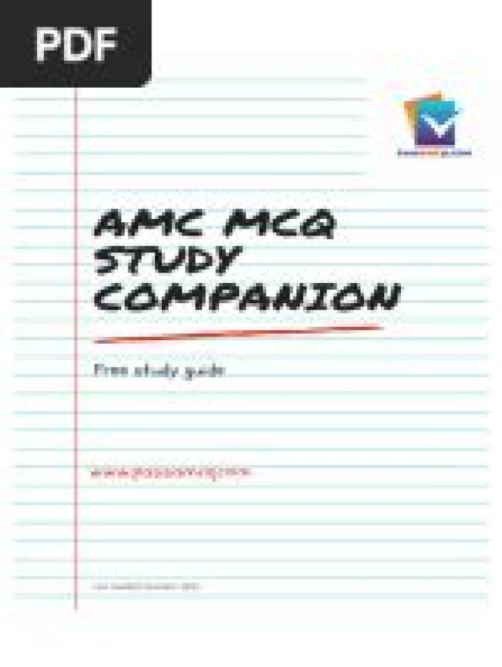 AMC MCQ Question Bank PDF: Download Exam-Ready Practice Questions