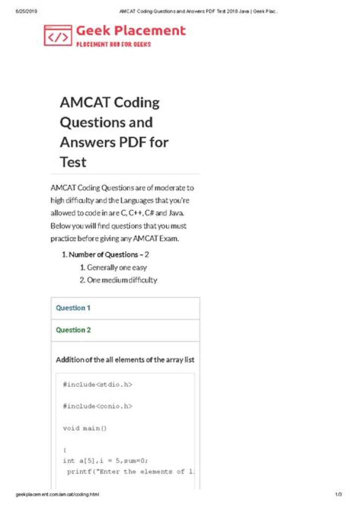 Free AMCA Questions & Answers PDF for Exam Preparation