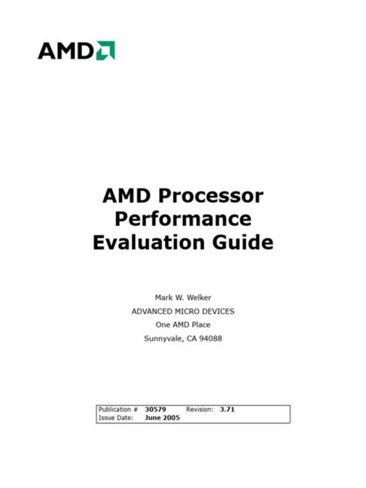 AMD Processor List PDF – Complete Guide to AMD CPUs