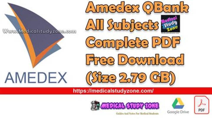 Free Amedex Question Bank PDF for Free Download – Instant Prep