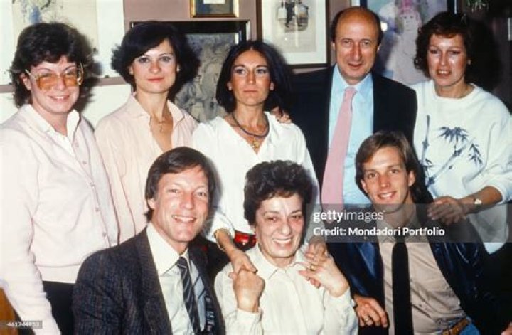 American actor Richard Chamberlain posing smiling with his partner