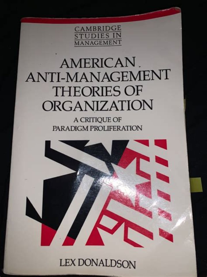 American Anti-Management Theories of Organization: Critical PDF Insights