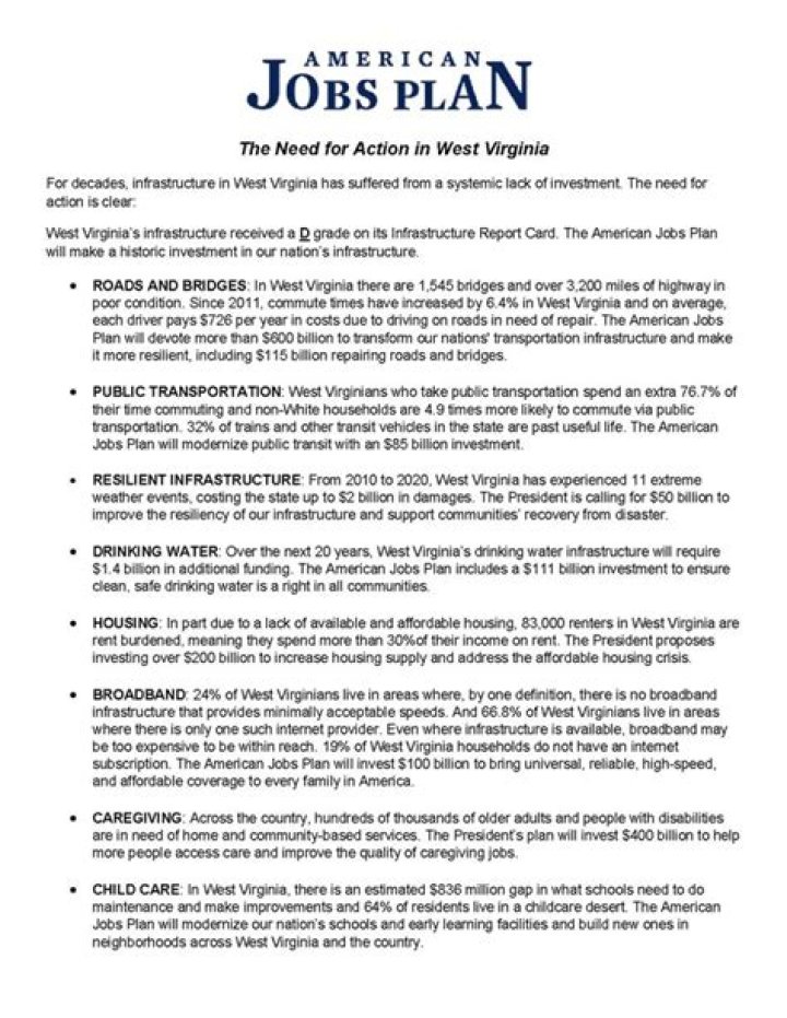 American Jobs Plan PDF: Key Details and Benefits