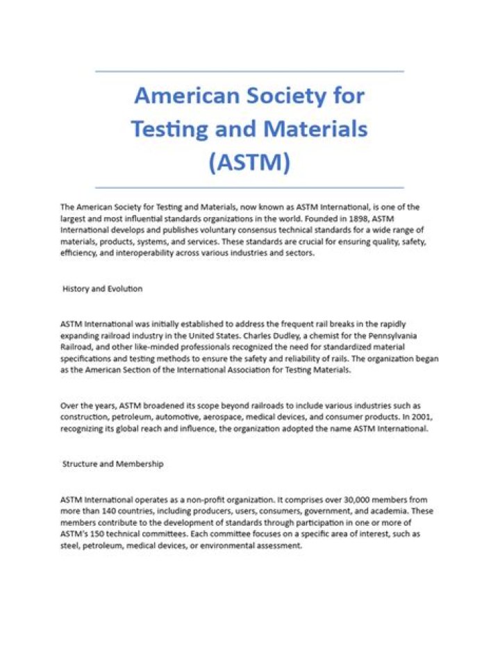 AMERICAN SOCIETY FOR TESTING AND MATERIALS: Essential PDF Guide