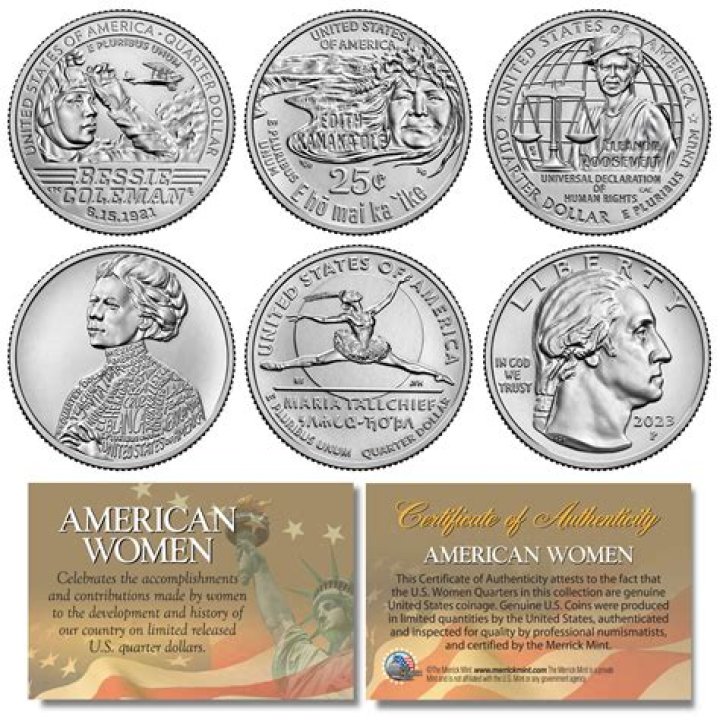 American Women's Quarters List with Pictures PDF Download