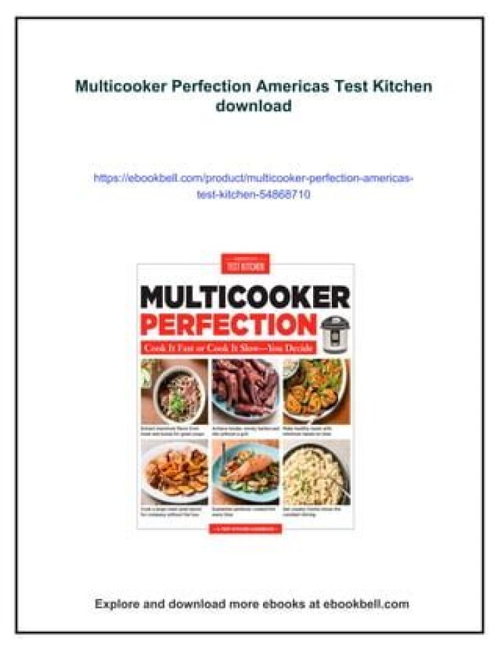 America’s Test Kitchen PDF: Expert Recipes & Cooking Tips