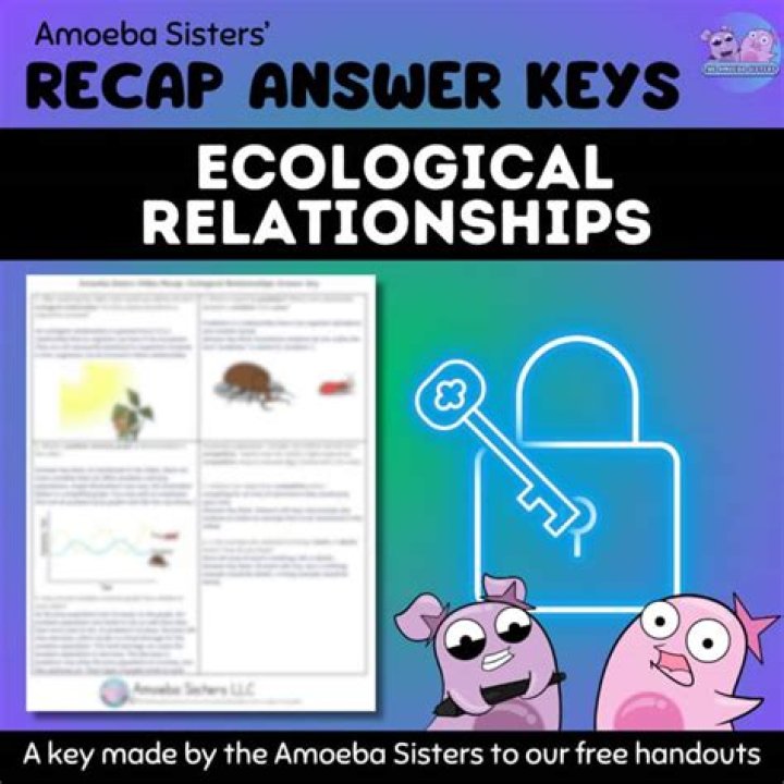 Amoeba Sisters Ecological Relationships Answer Key PDF