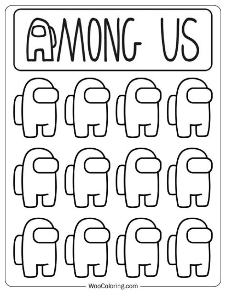Free Among Us Coloring Sheets PDF – Fun Printable Activities for Fans