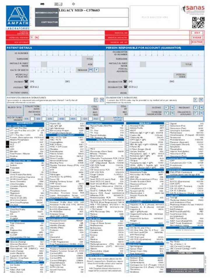 Apatham Blood Test Form PDF – Download & Complete Online