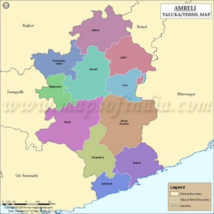 Amreli District Taluka List PDF – Official Taluka Breakup & Details