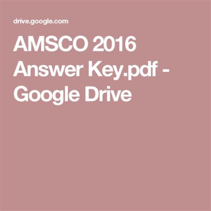 APUSH 2018 Amsco Answer Key PDF – Official Study Guide