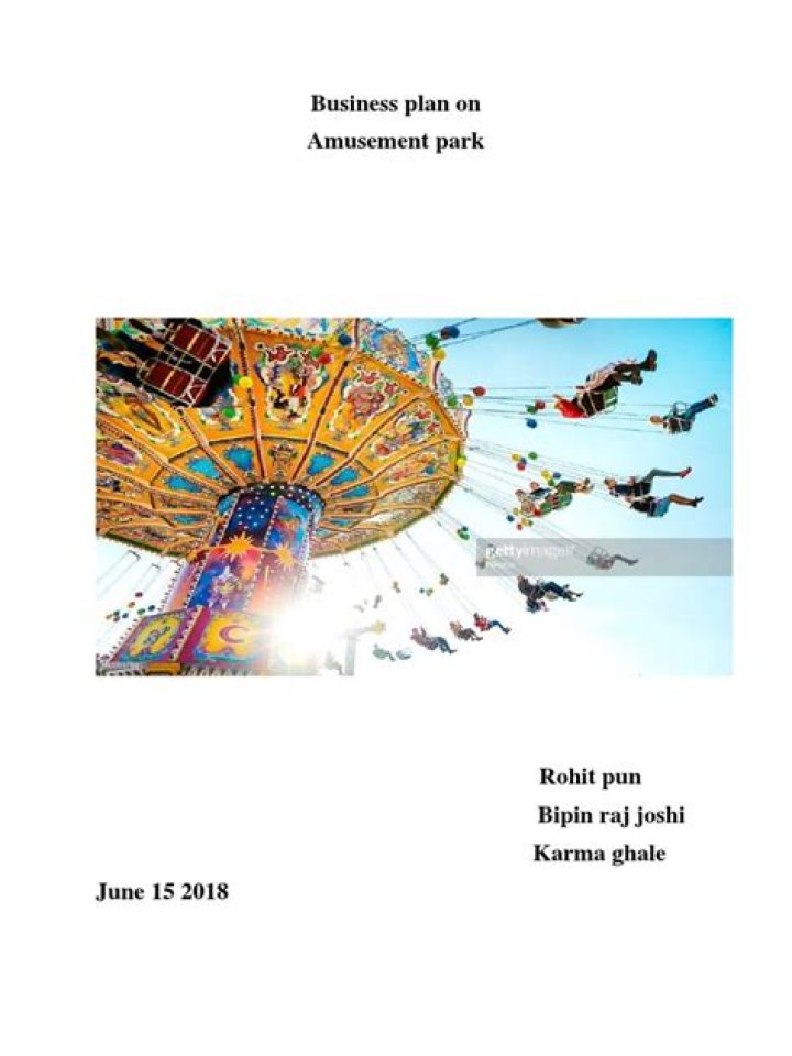 Complete Amusement Park Business Plan PDF for Success