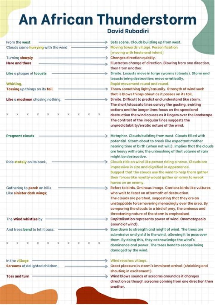 African Thunderstorm Questions & Answers: A Comprehensive PDF Guide