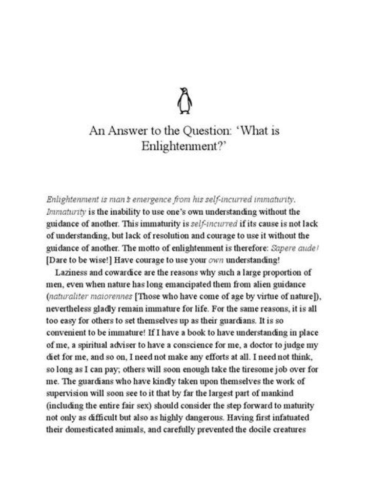 An Answer to the Question: What Is Enlightenment? A PDF Guide