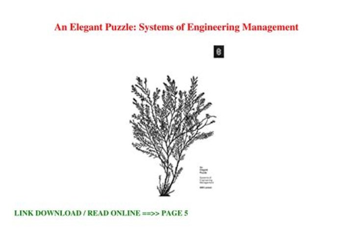 An Elegant Puzzle: Systems of Engineering Management PDF Download