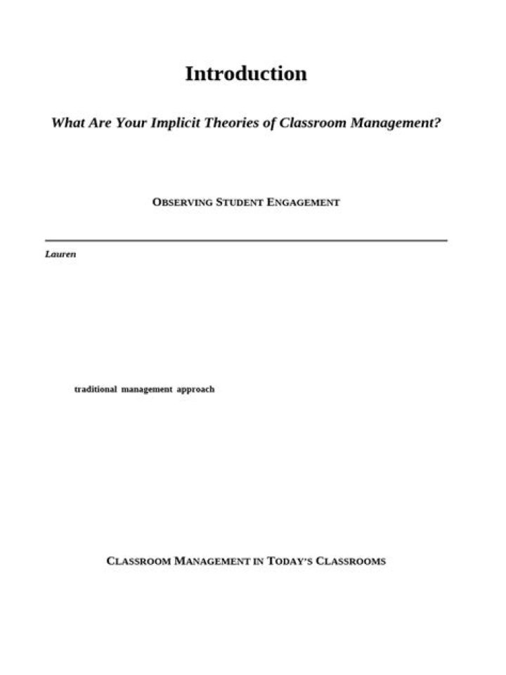 An Interpersonal Approach to Classroom Management PDF: Transform Student Behavior