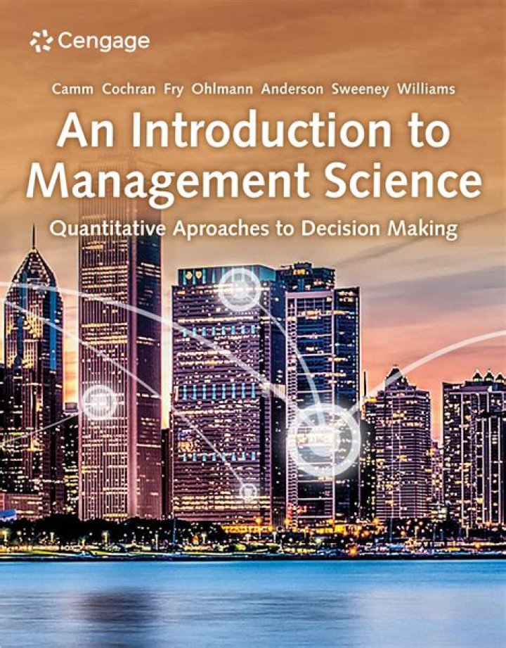 An Introduction to Management Science 13th Edition Solutions Manual PDF