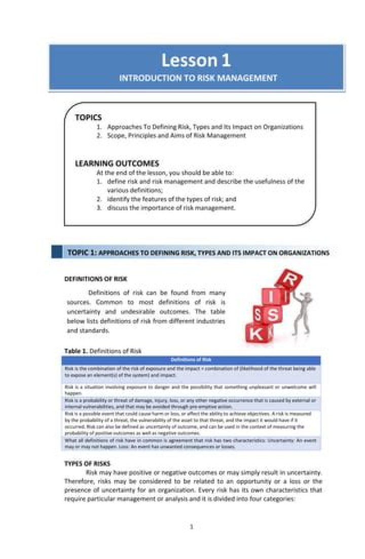 An Introduction to Risk Management PDF: Master Fundamental Risk Strategies