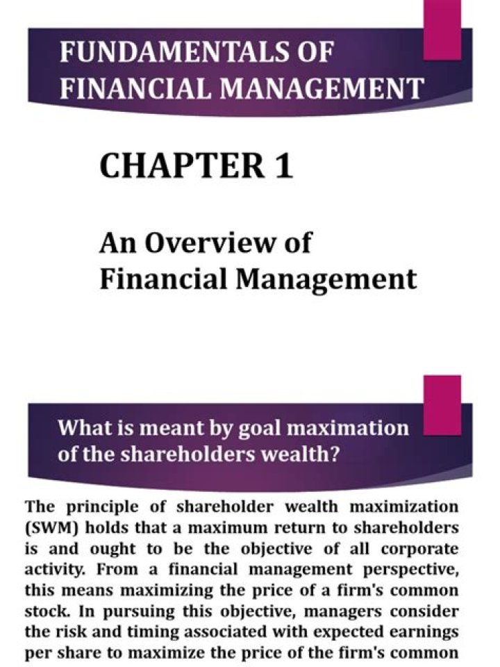 An Overview of Financial Management PDF: Key Concepts Explained
