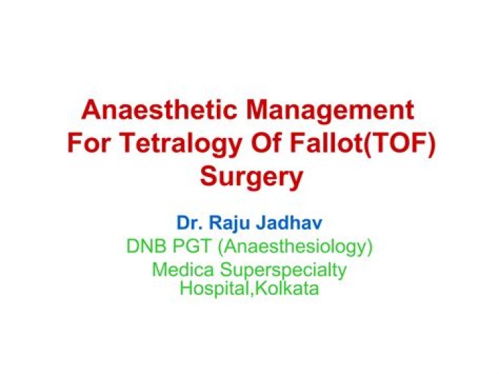 Anaesthetic Management of Tetralogy of Fallot: Essential Clinical PDF Guide