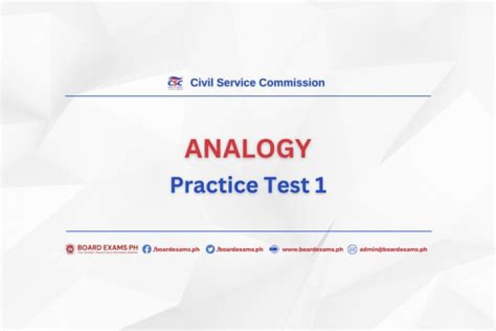 Analogy Test for Civil Service PDF: Master Exam Skills Today